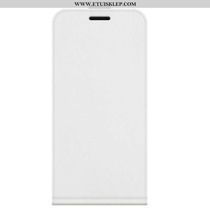 Skórzany Futerał do Samsung Galaxy M32 Etui Folio Pionowa Klapa Z Efektem Skóry